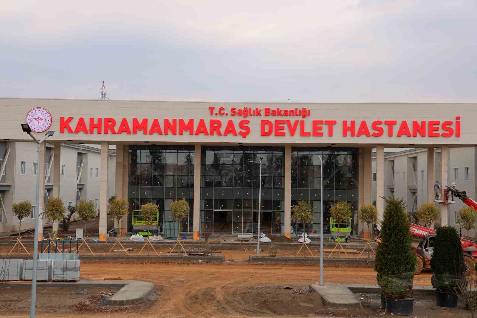 Kahramanmaraş’ta 400 yataklı hastane Ocak’ta hizmete giriyor
